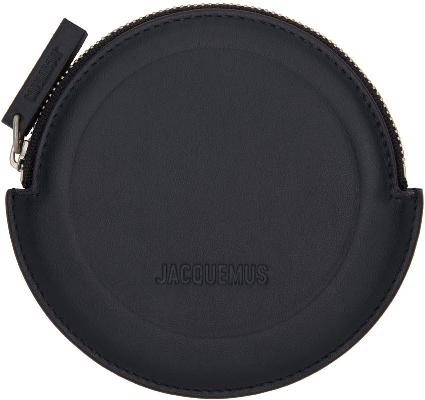 Jacquemus Navy 'Le Rond' Wallet