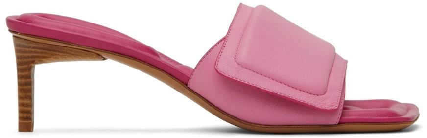 Jacquemus Pink 'Les Mules Piscine' Sandals