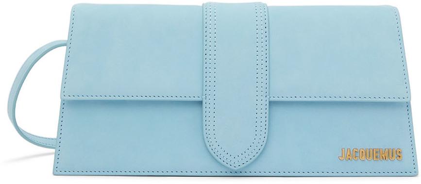 Jacquemus Blue 'Le Bambino Long' Top Handle Bag