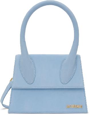 Jacquemus Blue ‘Le Chiquito Grand’ Top Handle Bag