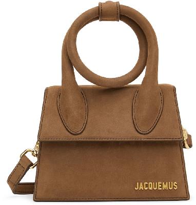 Jacquemus Brown ‘Le Chiquito Noeud’ Top Handle Bag