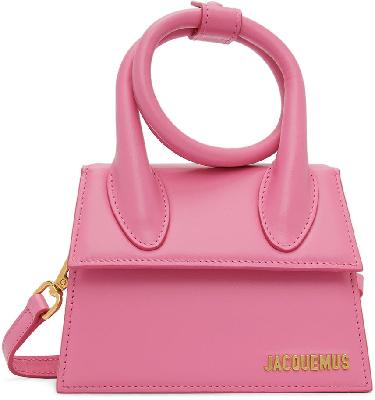 Jacquemus Pink 'Le Chiquito Nœud' Bag