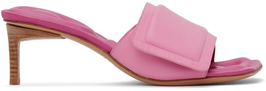 Jacquemus Pink 'Les Mules Piscine' Heeled Sandals
