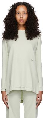 Jil Sander Green Wool & Nylon Long Sleeve T-Shirt