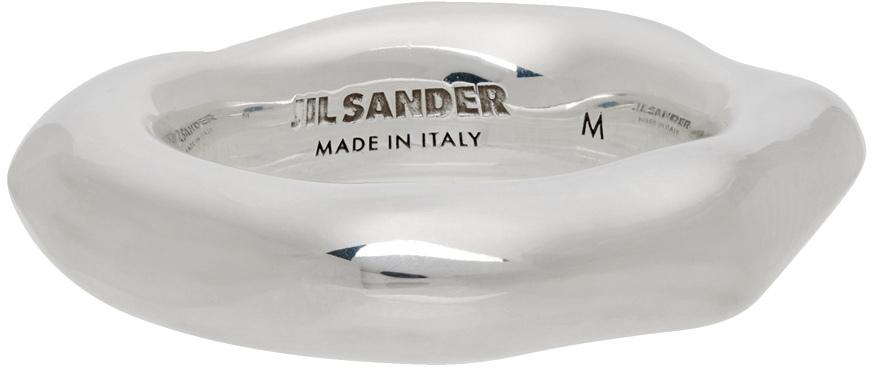 Jil Sander Silver Foliage Ring