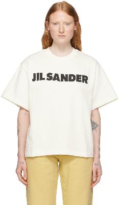 Jil Sander Off-White Cotton T-Shirt