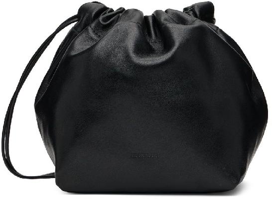 Jil Sander Black Dumpling Shoulder Bag