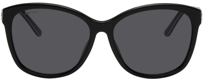Jimmy Choo Black Lidie Sunglasses