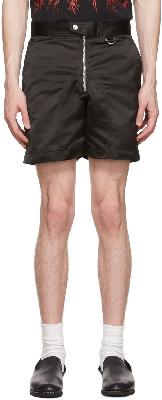 Johnlawrencesullivan Black Polyester Shorts