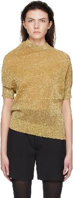 Junya Watanabe Gold Polyester Sweater