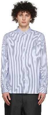 Junya Watanabe Blue Cotton & Linen Shirt