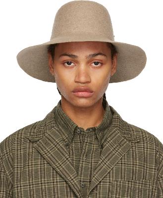 Junya Watanabe Beige Muehlbauer Edition Wool Beach Hat