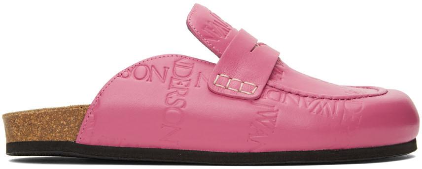 JW Anderson Pink Mule Loafers