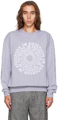 JW Anderson Gray Swirl Sweatshirt
