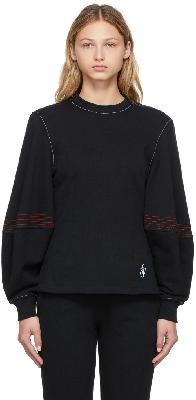 JW Anderson Black Wide Sleeve Sweatshirt