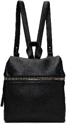 KARA Black Leather Backpack