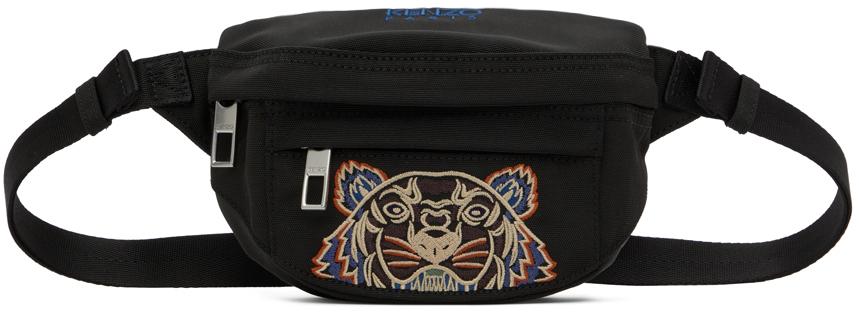 Kenzo Black Mini Kampus Tiger Belt Bag