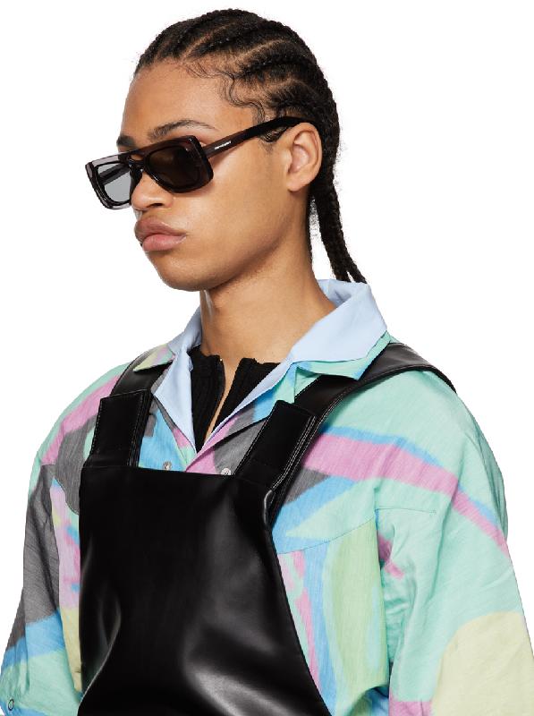 Kiko Kostadinov SSENSE Exclusive Black Depero Sunglasses - StyleGuise