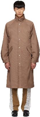 Kiko Kostadinov Brown Torino Coat
