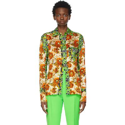 Kwaidan Editions Multicolor Floral Print Shirt