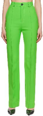 Kwaidan Editions Green Polyester Trousers