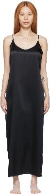 La Perla Black Silk Maxi Dress