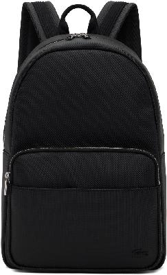 Lacoste Black Petit Piqué Backpack