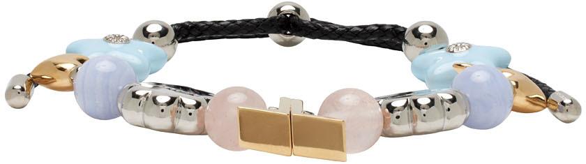 Lanvin Multicolor Beads Cord Bracelet