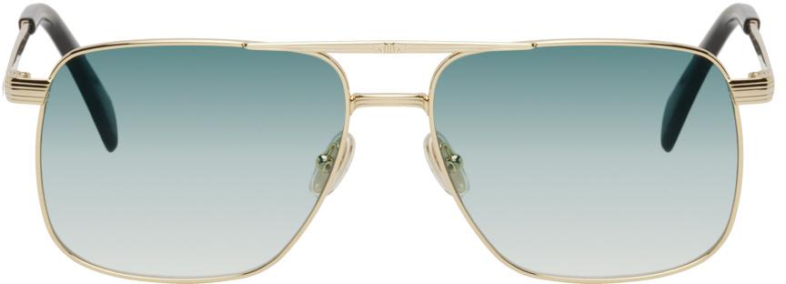 Lanvin Gold Aviator Sunglasses