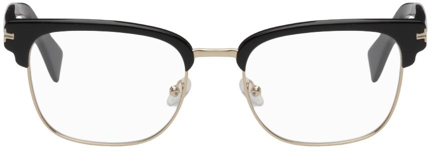 Lanvin Black & Gold Square Glasses