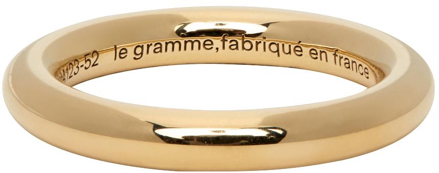 Le Gramme Gold Polished 'Le 7 Grammes' Bangle Ring