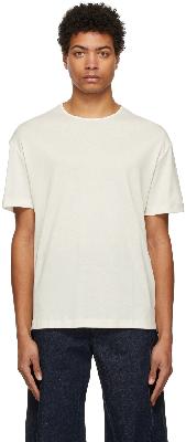 Lemaire White Ribbed T-Shirt