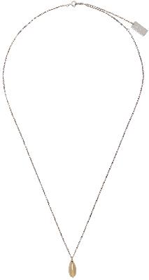 Lemaire Silver Seed Pendant Necklace