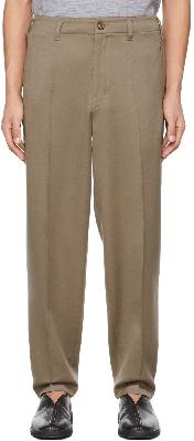 Lemaire Taupe Tapered Trousers