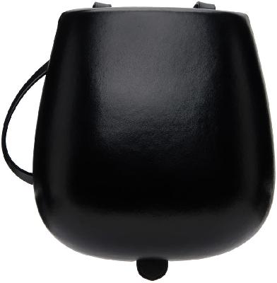 Lemaire Black Molded Tacco Bag