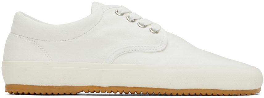 Lemaire White Canvas Sneakers
