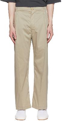 Lemaire Khaki Easy Trousers