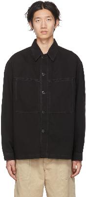 Lemaire Black Workwear Jacket