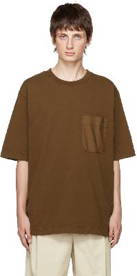 Lemaire Brown Boxy T-Shirt
