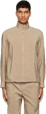 Lemaire SSENSE Exclusive Beige Dry Silk Bomber