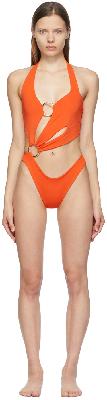 Louisa Ballou Orange Sex Wax One-Piece Swimsuit
