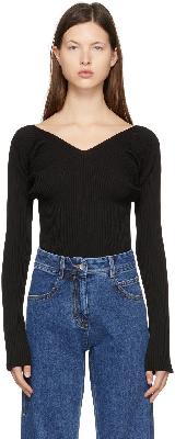 LOW CLASSIC Black Rayon Sweater