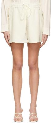 LOW CLASSIC Off-White Polyester Shorts