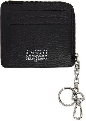 Maison Margiela Black Coin Purse Keychain Card Holder