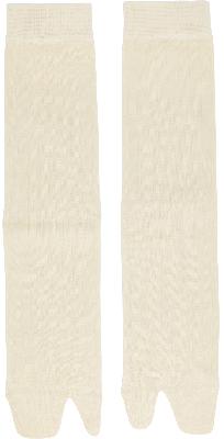 Maison Margiela Off-White Tabi Socks