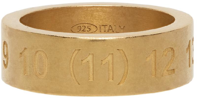 Maison Margiela Gold Number Ring