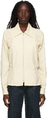 Maison Margiela Off-White Calico Jacket