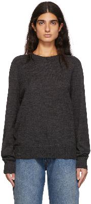 Maison Margiela Grey Crewneck Sweater