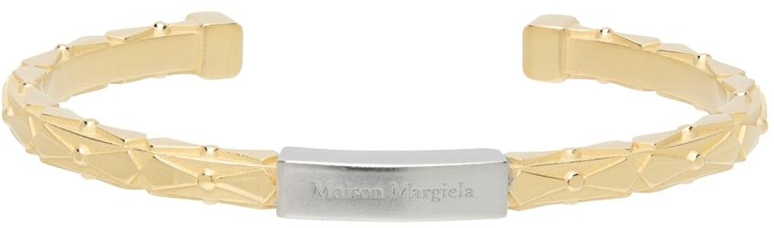 Maison Margiela Gold & Silver Logo Bracelet