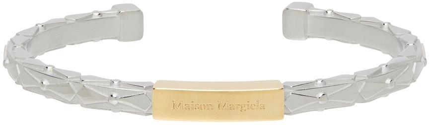 Maison Margiela Silver & Gold Logo Bracelet